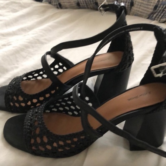 & Other Stories Shoes - NWOB & Other Stories Woven Stack Heel Sandals